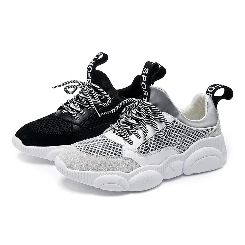 Marderee Genuine Leather Soft Women Ladies Womens Shoes Woman Net Fashion Sneakers Black Color Tenis Feminino Casual Footwear Marderee Genuine Leather Soft Women Ladies Womens Shoes Woman Net Fashion Sneakers Black Color Tenis Feminino Casual Footwear