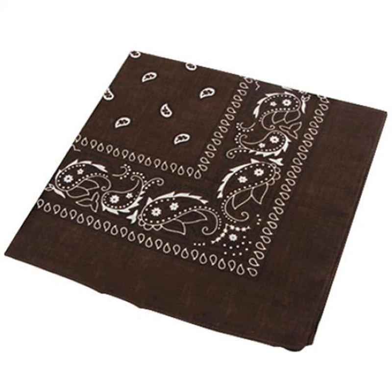 

55cm Printed Square Head Wrap Wristband Mask Scarf Neck Cover Motorcycle Cycling Tube Head Scarf Headband Head Wrap Scarf Shawl
