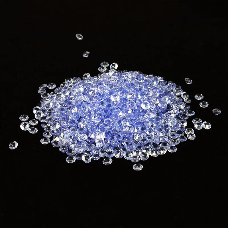 1000 Pcs Clear Acrylic Crystal Bling Transparent Confetti Wedding Party Decoration Wedding table diamond High Clarity