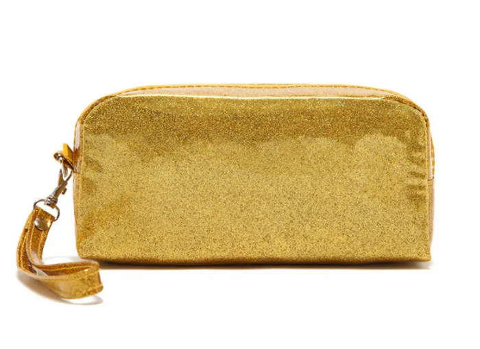 Brand Blink Gold Leather Woman Waterproof Cosmetic Bag Makeup Our Order Should 9 It Can Mix Diffe Produt In The