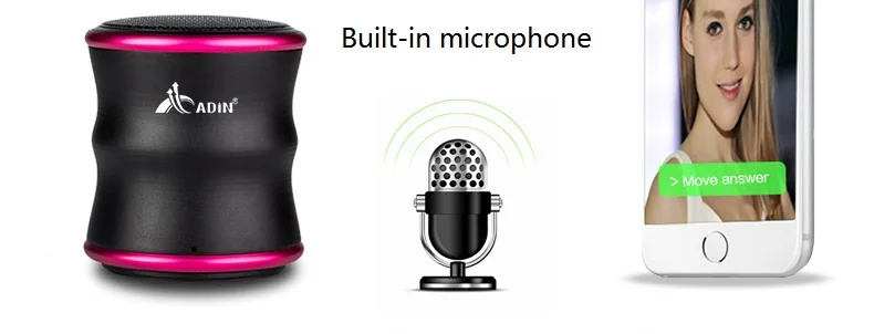 ADIN Hifi Bluetooth Vibration Speaker NFC Aluminum Speaker Call FM TF Speakers Outdoor Sport Subwoofer for Bluetooth Devices (33)