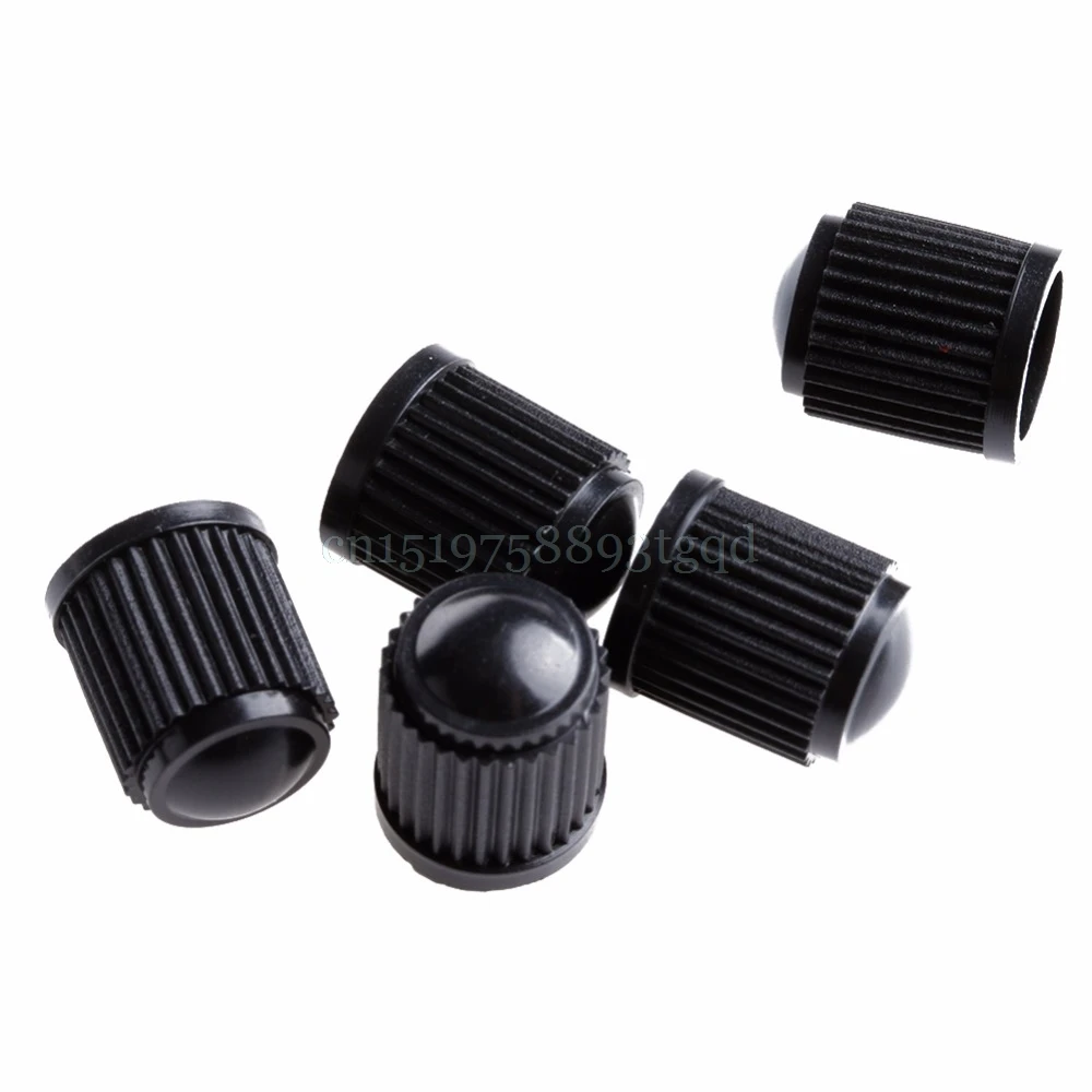 

Plastic Auto Car Bike Motorcycle Truck wheel Tire Valve Stem Caps Black 100pcs