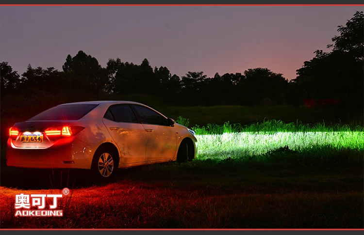 AKD Авто Стайлинг фара для Toyota Corolla- фары светодиодные ходовые огни биксеноновые фары Противотуманные фары ангельские глазки авто