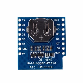 

Micro SD For Wemos D1 Mini Data Logger Shield+RTC DS1307 Clock Raspberry Data Logger Shield Integrated Circuits Dropship