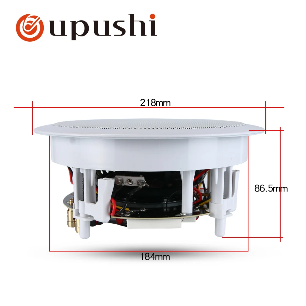 Oupushi домашняя treatre система 100 в потолочный динамик hifi домашние колонки 6,5 дюймов беспроводные портативные громкоговорители с усилителем VR5-C