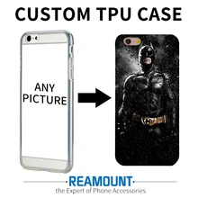 800 шт пользовательский дизайн DIY прозрачный ТПУ чехол для iPhone 6 plus 6s 5s 7 7 plus заказной печати чехол для сотового телефона