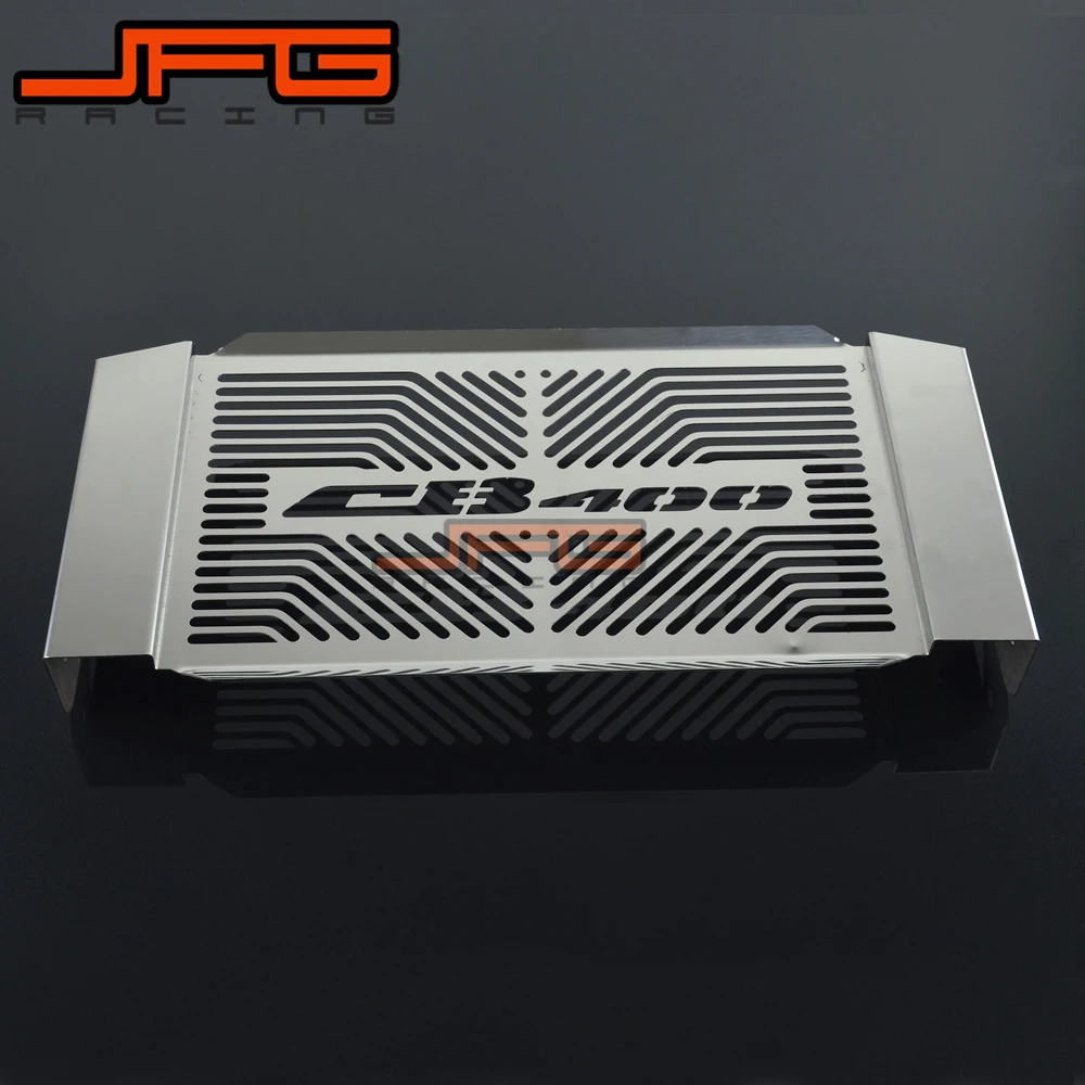 Motorcycle New Stainless Steel Radiator Guard Cover Grille Grill Protector For HONDA CB 400 CB400 VTEC 1999-2012