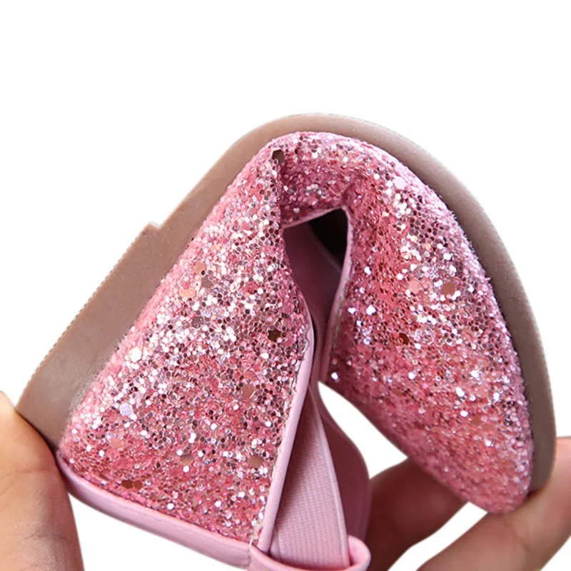 Fashion Baby Girls Shoes Ballet Flat Shoes for Wedding Party Princess Dress Shoes for Girls New