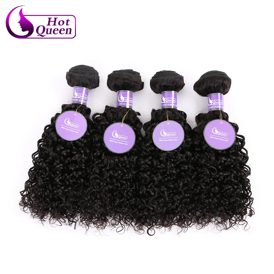 

Virgin Curly Hair 4 Bundle Deals Brazilian Kinky Curly Hair Mink Hair Bundles 8A grade Virgin Unprocessed Human Hair Hot Selling