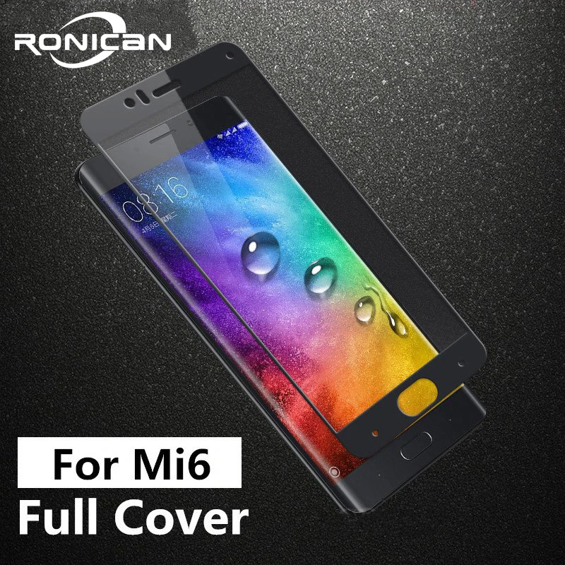 Закаленное стекло RONICAN для Xiaomi mi 6 оригинальная Защитная пленка экрана xiaomi полное