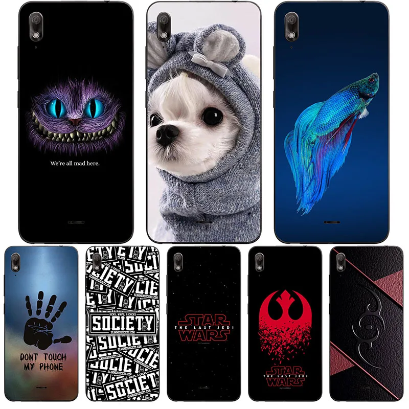 

Cute Cartoon Case For Wiko View 2 GO Cover Printing Soft Silicone Printed Phone Shell Capa Funda For Wiko View2 GO