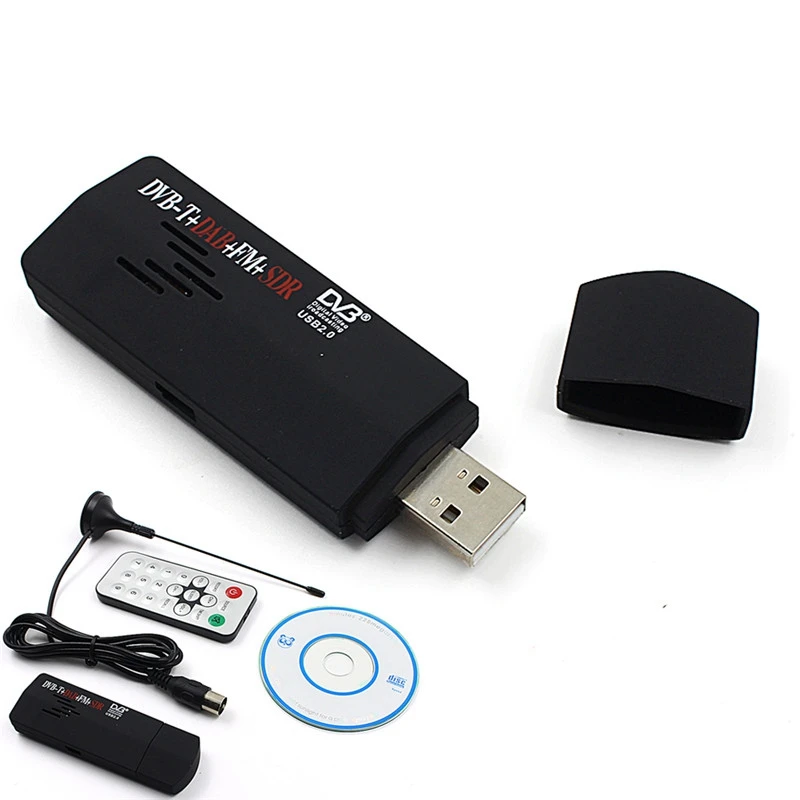 FM HDTV ТВ тюнер приемник палка RTL2832U + USB2.0 цифровой DVB T SDR DAB R820T N6L1|Спутниковое ТВ| |