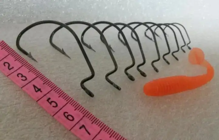 

Free shipping Bluewave Barbed Offset hooks 6# 4# 2# 1# 1/0# 2/0# 3/0# 4/0# 5/0# sizes 50pcs/lot wide model