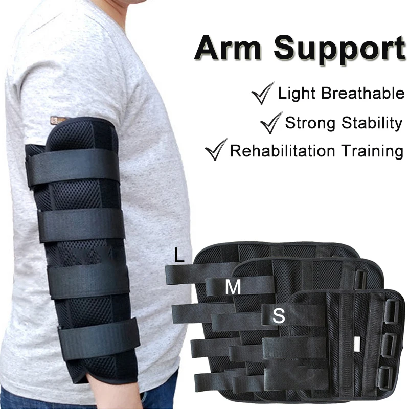 Elbow Fixed Arm Splint Support Brace Upper Arm Posture Corrector For