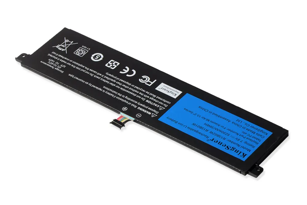 Kingsener 7,6 V 5230mAh R13B01W R13B02W Аккумулятор для ноутбука для Xiaomi Mi Air 13," серии планшетных ПК 39WH