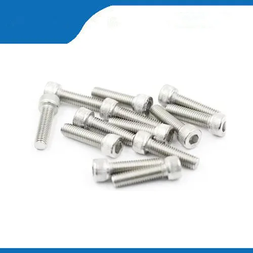 

Free shipping 100PCS DIN912 M3*14 304 stainless steel hex hexagon socket cap head screw with high quality and fast speed