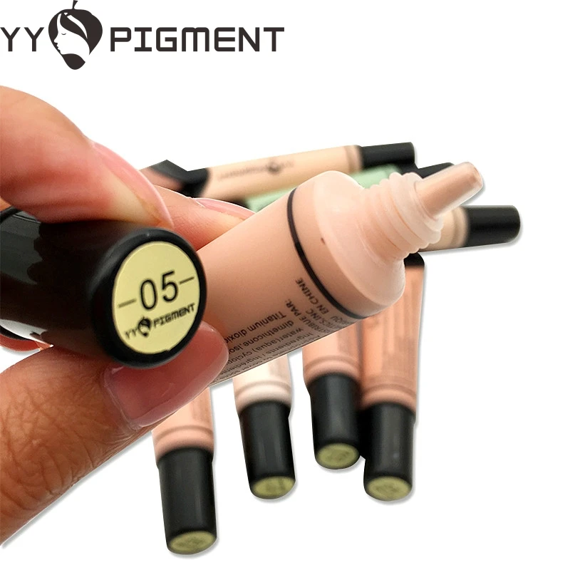 

YY PIGMENT New Arrival 9 Colors Makeup Liquid Foundation Makeup Base Nude Face Liquid Cover Oil-control Whitening