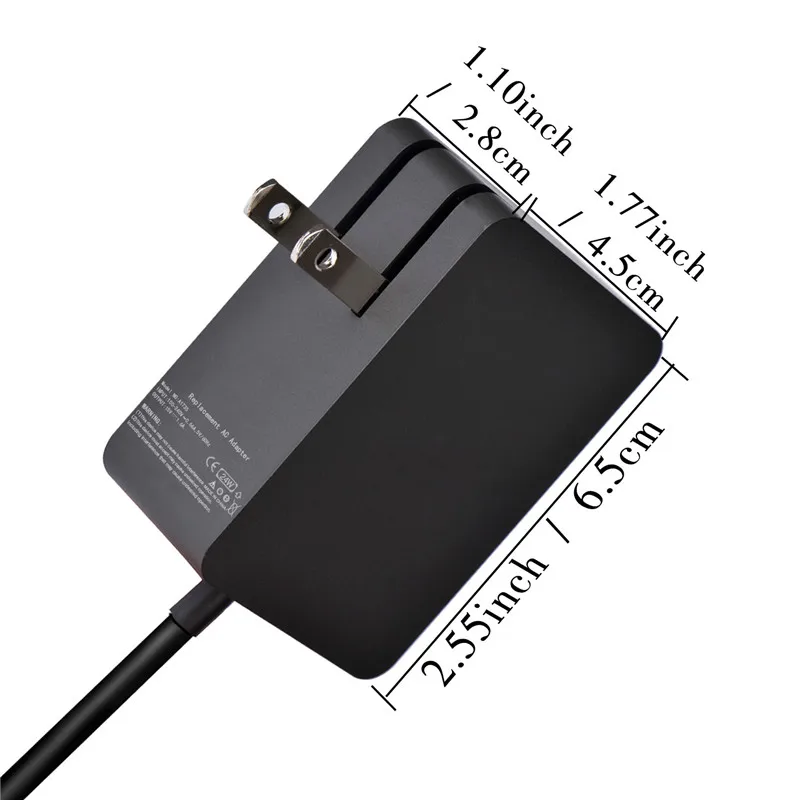 24 W 15 V 1.6A Latpop AC Зарядное устройство Кабель-адаптер для microsoft Surface Pro 4 M3 1735 питание планшета Зарядное устройство