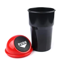 Мини Автомобильный мусорный бак огнеупорный автомобиль мусорный ящик для мусора держатель коробка для шпилек автомобиль-Стайлинг мусорное ведро пластиковый ящик