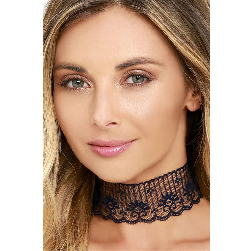 Новая мода дамы sexy кружева ожерелье steampunk Корейской творческой короткий choker себе