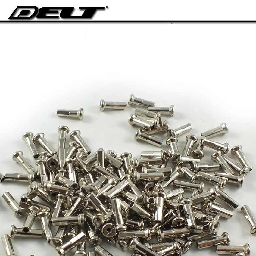

10/100/500 pcs MTB Mountain cycling bicycle Bike spoke Screw bolt nuts nipples CU Steel Spokes 14G*2mm Nipples