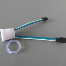 Прибор приемно-20 мм диаметр; DC5V; UCS1903/WS2811 RGB полноцветный светодиодный модуль smart; 0,24 Вт(один 5050 SMD светодиодный); IP68; молочное покрытие