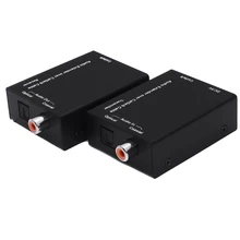 Extension audio numérique coaxiale Spdif toslink d'extension audio numérique Active par cat6/5e jusqu'à 300M