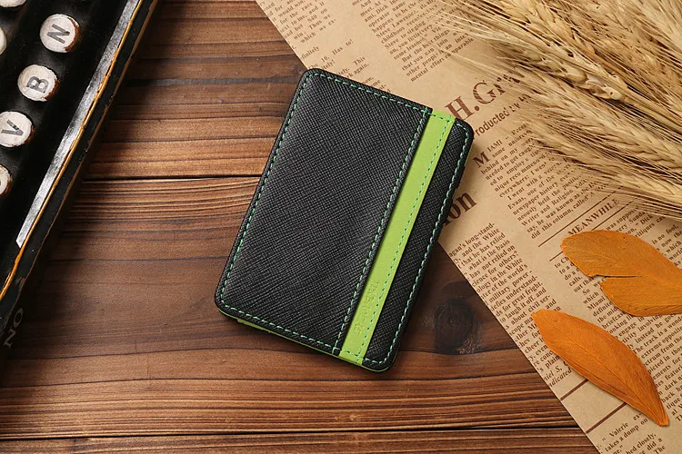 new hight quality fashion magic wallet PU leather men wallets carteira magica credit card holder male magic wallet for men