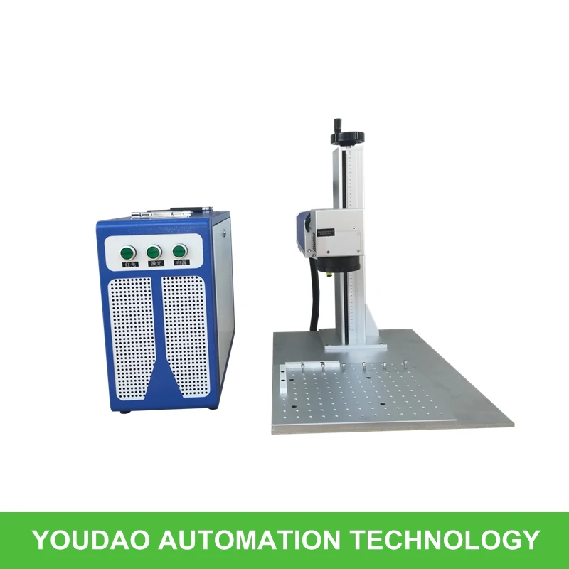 

split 20W 30W mini fiber laser marking 20W Fiber Laser Marking Machine metal marking machine for watch phone marking for sale