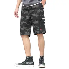 Мужские летние шорты Карго нового стиля с модным принтом, удобные короткие спортивные штаны со средней талией и карманом для мужчин, хит