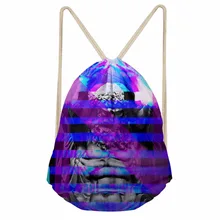 Бесшумный дизайн новейший медведь школа Монстр Рубик кубик сумка на шнурке пара туфли Lover Рюкзак Карманный струнный рюкзак для хранения