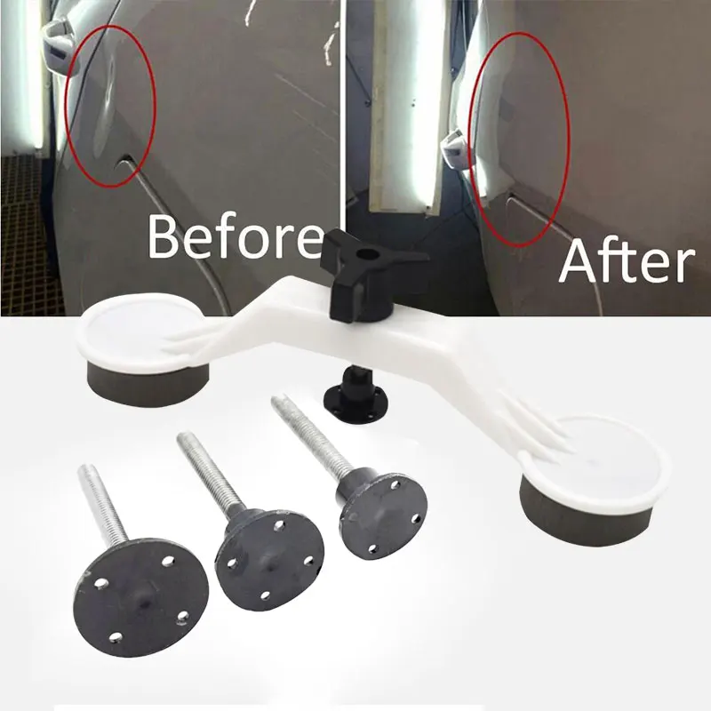 

6pcs/Set Puller Portable Auto Repairing Tool Bridge Puller Slit Tweezer Slide Hammer Dent Removal Repair Tools