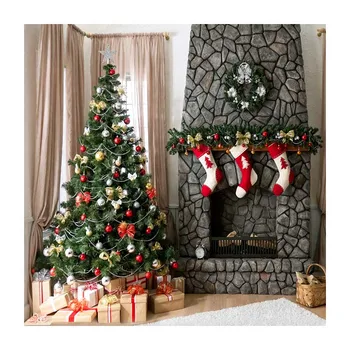 

10x10ft free shipping Christmas backdrops Customized computer Printed vinyl photography background for photo studio st-436