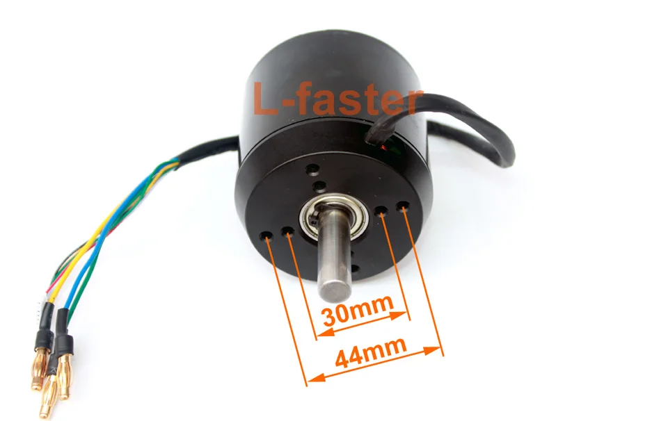 Excellent 6374 Brushless Motor With Hall Sensor 3000W Electric Off Road Skateboard Engine M10 Motor Shaft 36V High Speed Electric Motor 4