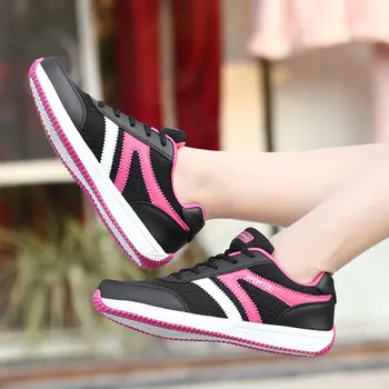 

MWY Walking Shoes Women Comfortable Athletic Lace Up Sport Shoes Zapatillas Mujer Breathable Outdoor Sneakers Jogging Shoes