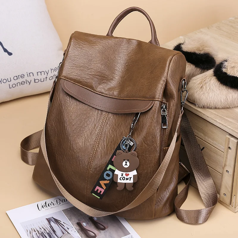 Женский рюкзак из искусственной кожи Mochila Модный женский на плечо 2019|Рюкзаки| |