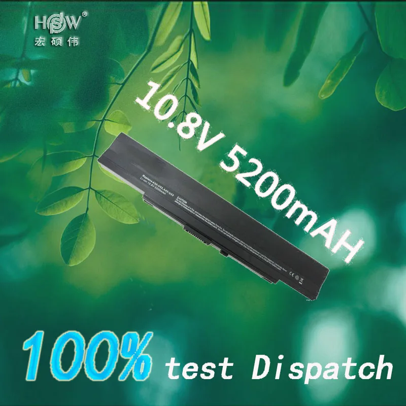 

5200mAh laptop battery for Asus A42-U53 A42U53 A41-U53 A41U53 A32-U53 A32 U53 A31-U53 A31 U53 U53 U43 U33 U43JC U53JC U52 U53F