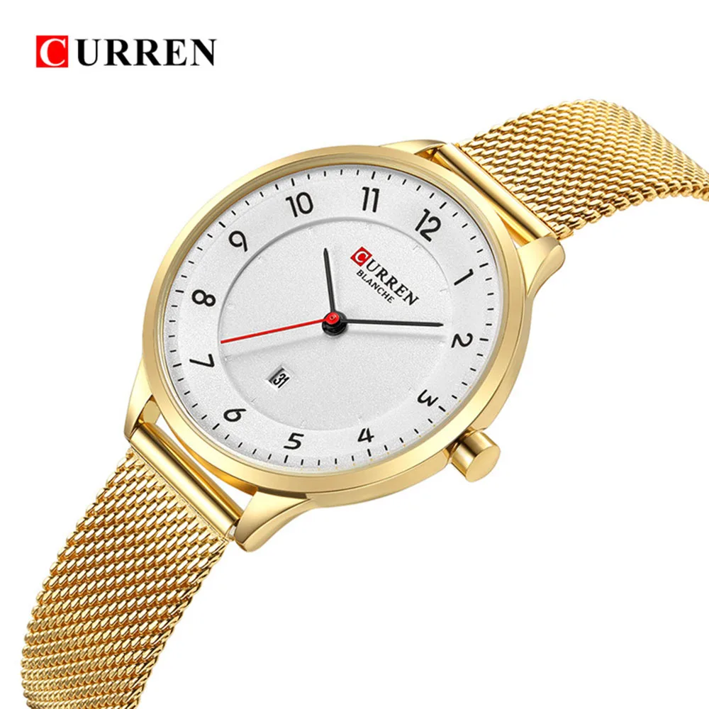 Buy CURREN Gold Wrist Watch Women Watches Luxury Brand