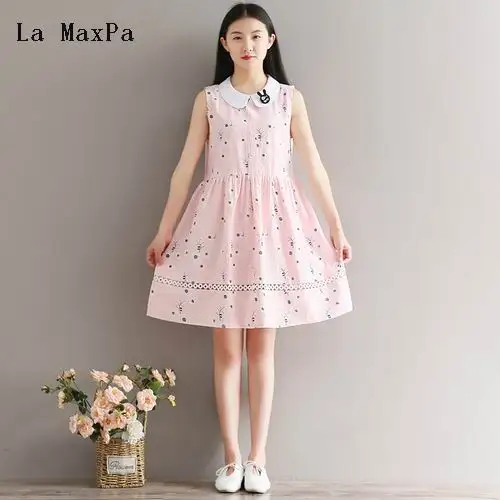 La MaxPa Mori Girl 2018 летнее Новое Женское платье в консервативном стиле с милым