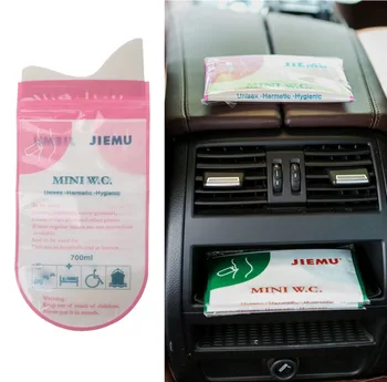 

1pc 700ml Emergency Portable Car Urine Bag Vomit Bags Mini Mobile Toilets Handy Unisex Disposable Urinal Toilet Bag
