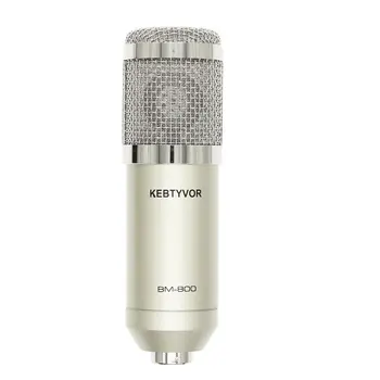 

Professional BM 800 bm800 Condenser Sound Recording Microphone with Shock Mount for Radio Braodcasting Singing