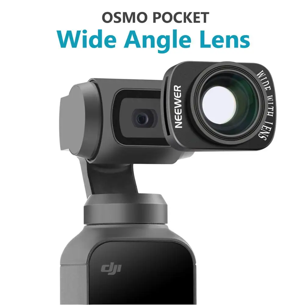 Широкоугольный объектив Neewer для DJI Osmo Pocket Gimbal 3 осевой стабилизатор ручная камера