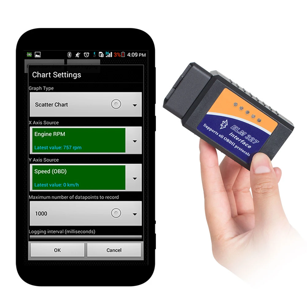 ELM327 OBD2 WIFI V1.5 Car Diagnostic Tool ELM 327 OBD II Scanner Chip PIC18F25K80 Work Android/IOS/Windows 12V Diesel