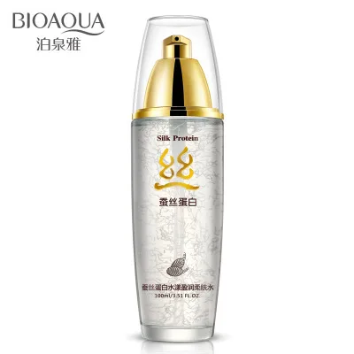 BIOAQUA Silk Piotein ater пополняет влагу и увлажняет поры разглаживает тон agua termal make up Уход за кожей