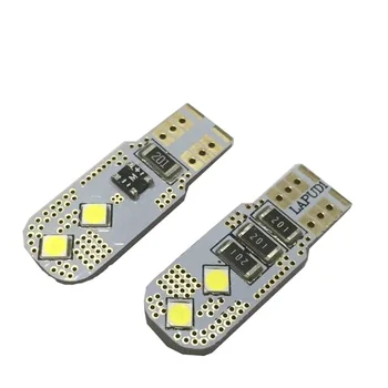 

2PCS T10 W5W LED Car Interior Light 4SMD 3030 Marker Lamp 12V 168 194 501 Side Wedge Parking Bulb Canbus Auto Car Styling CANBUS
