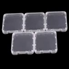 5pcs/lot Memory Card Case Box Protective Case for SD SDHC MMC XD CF Card White transparent ► Photo 3/6