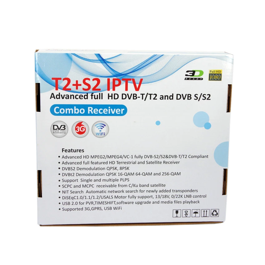 SYTA S1024E новая модель COMBO dvb s2 + t2 цифровой спутниковый приемник/декодер с