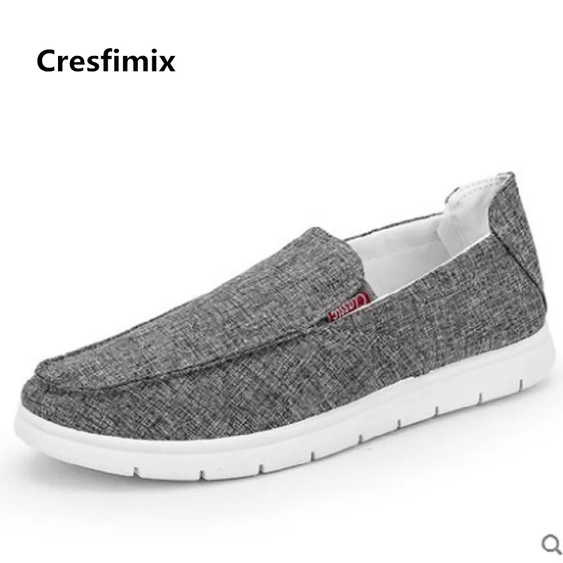 Cresfimix Zapatos Hombre/Мужская модная Нескользящая Осенняя обувь без шнуровки Мужская