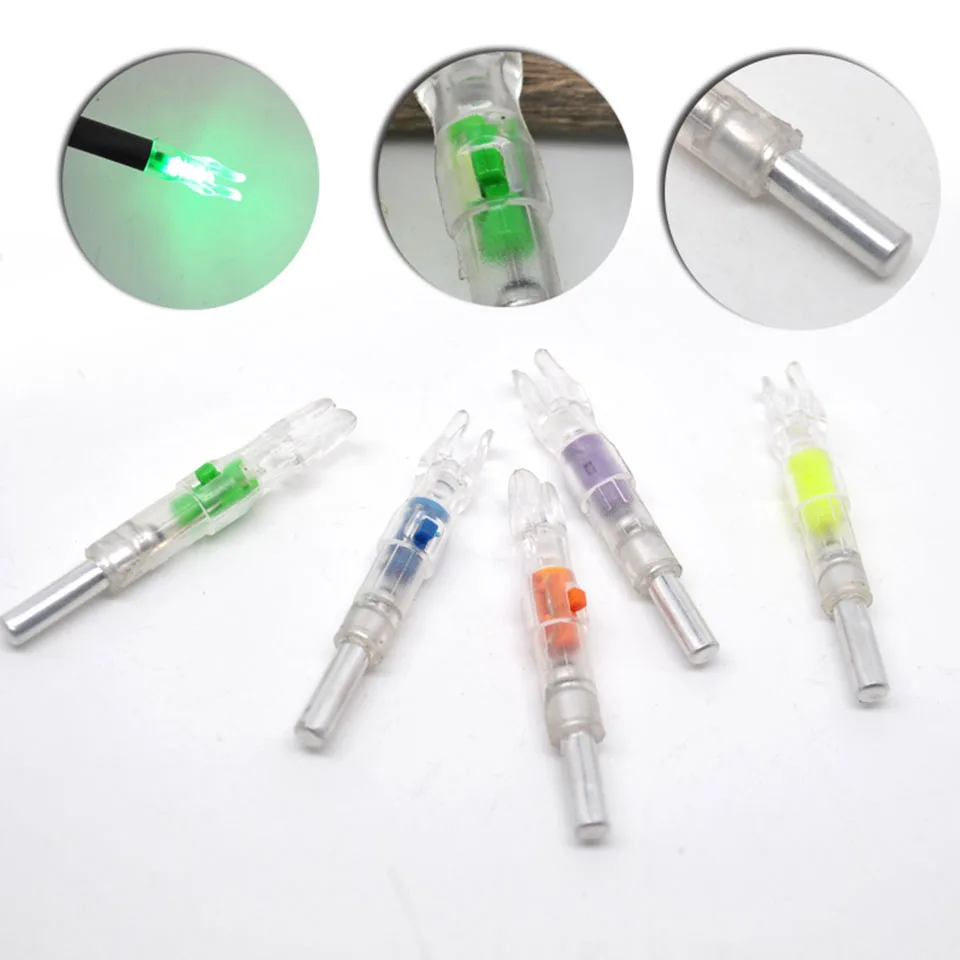 

2018 New Style Automatical Released-activated Led Lighted Archery Nock Tail fit 6.2 mm Arrow Shaft