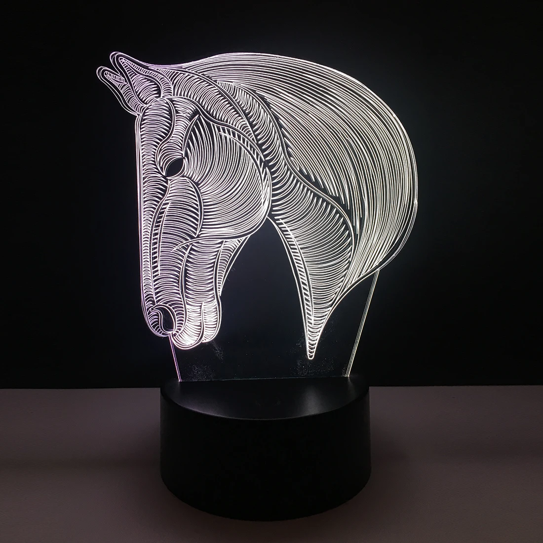 7 Colors Changing Animal LED Night light Horse 3D Desk Table Lamp USB Luces Navidad Lampara Kid Sleeping Novelty Nightlight